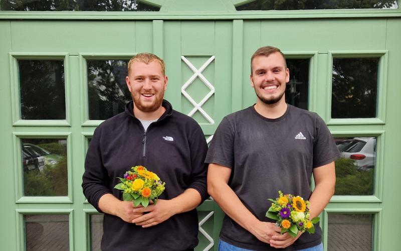 Michel Bronkal und Tim Zöllig