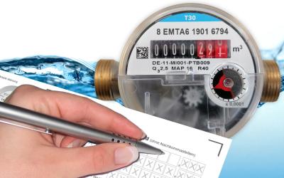 Wasserzählerablesung