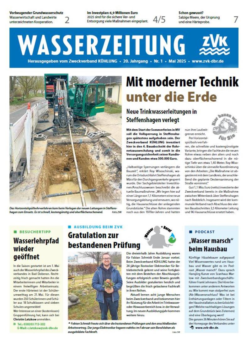 Wasserzeitung Ausgabe 1/2025